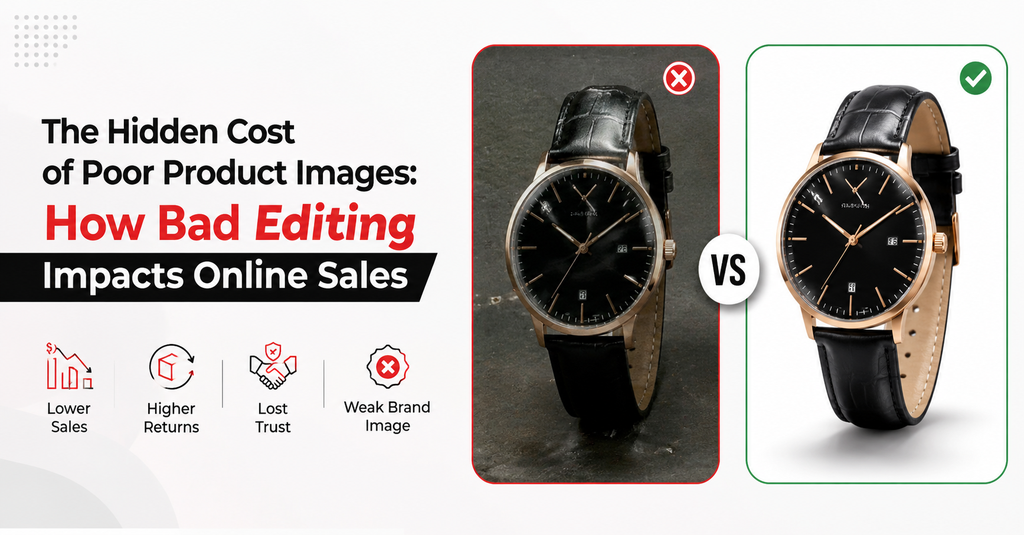 The Hidden Cost of Poor Product Images: How Bad Editing Impacts Online Sales  - Cover Image